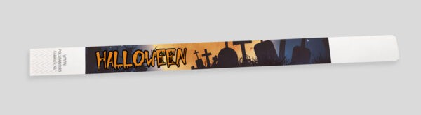 Tyvek thema halloween graveyard bandje